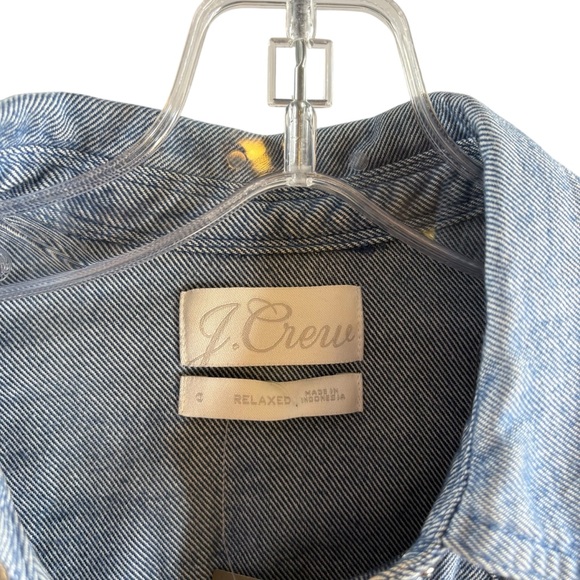 J. Crew Casual Blue Button Down Shirt NWT $118 - Picture 2 of 4